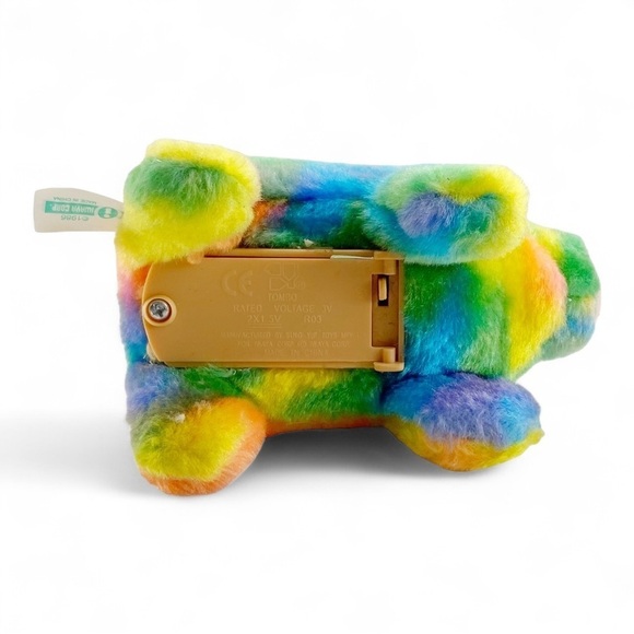 Rainbow Pig Animated Vintage Tye Dye Toy 1986 Iwaya - Picture 4 of 4